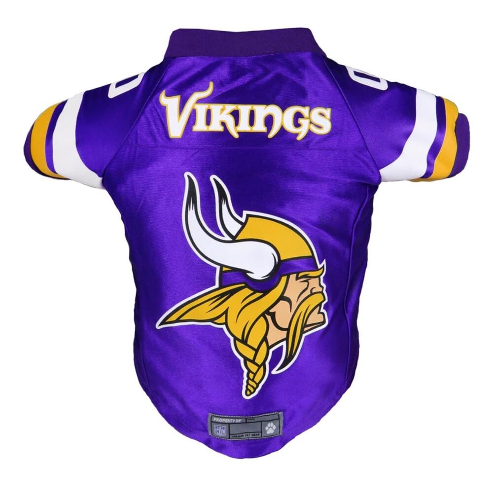 New Minnesota Vikings NFL Premium dog jersey Size Large